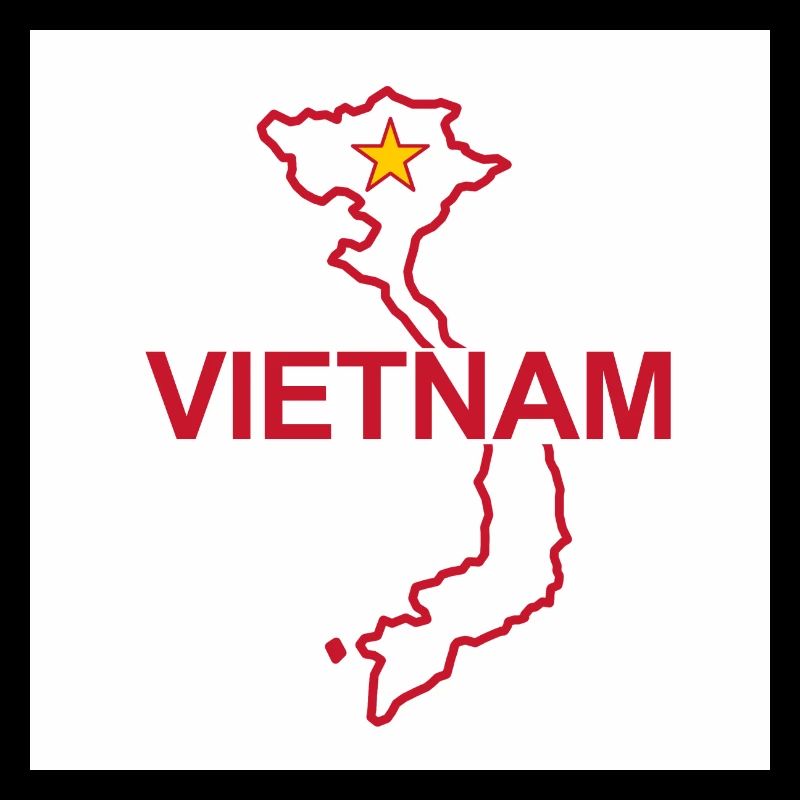Carte du Vietnam