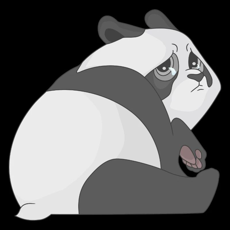 Panda triste