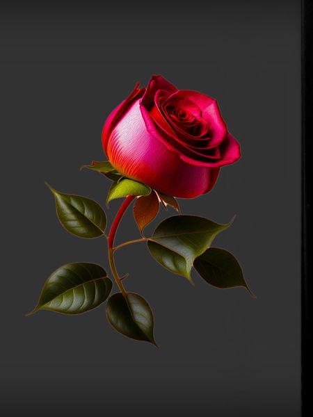 Rose rouge