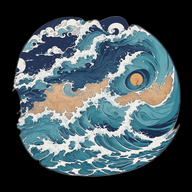 Japan Waves Art