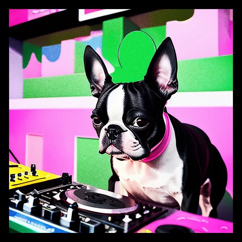 Boston Terrier DJ