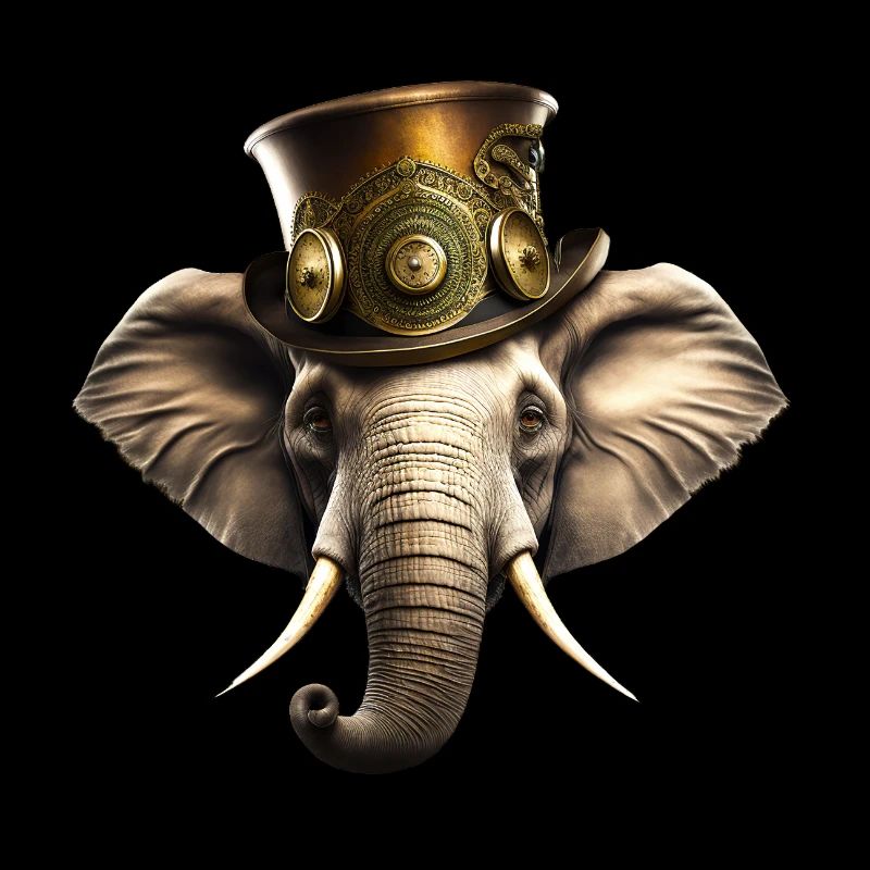 Eléphant Steampunk