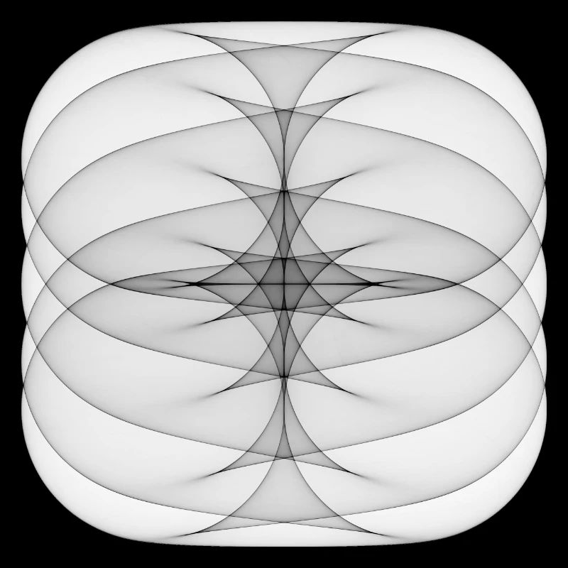 Trendy design with curved lines