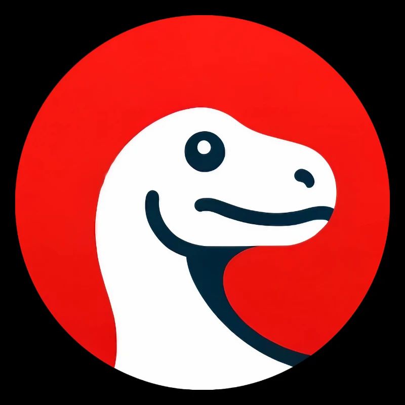 Baby dinosaur in red circle
