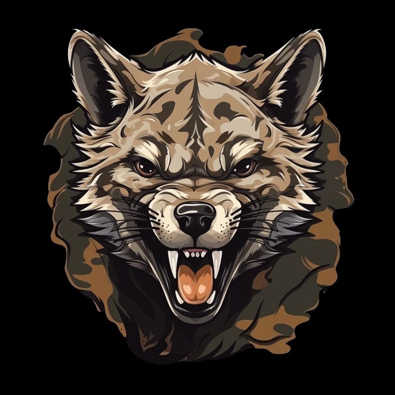 Design de hyène cool