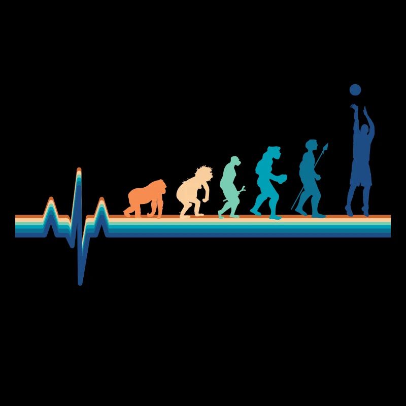 Basketball-Herzschlag-Evolution