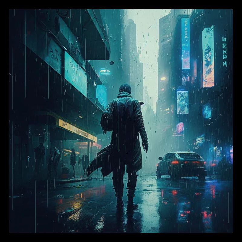 Cyberpunk Rain