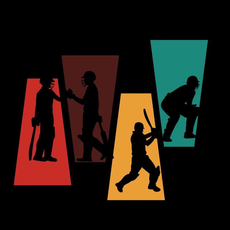 Vintage Retro Cricket - Cricket Gift Idea