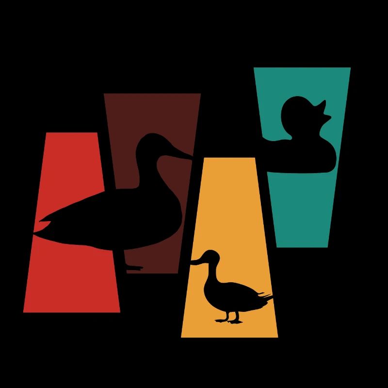 Vintage Retro Duck - Duck Gift Idea