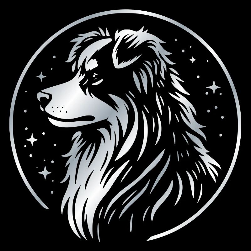 Traumhund Aussie silber