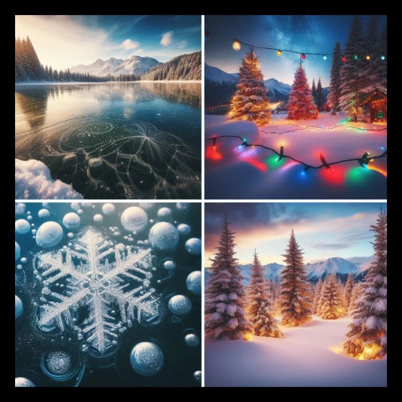 Noël au bord du lac