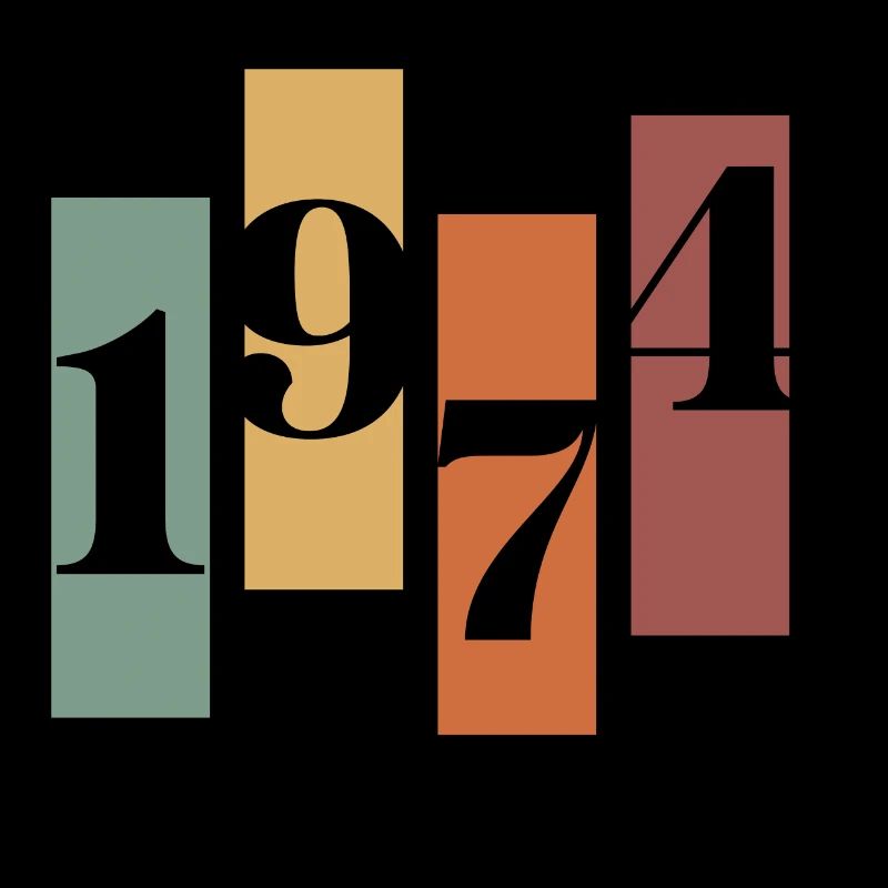 1974 vintage rétro