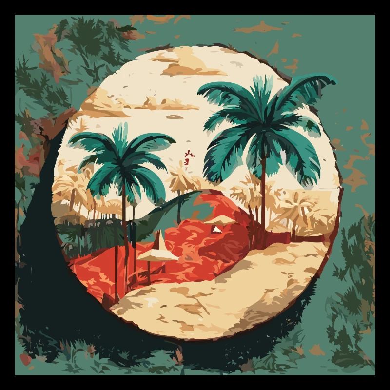 Palmiers à Cuba