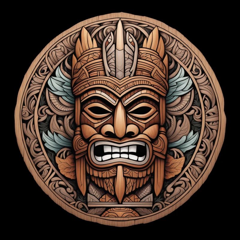 Tiki Beach - Polynesien Statue