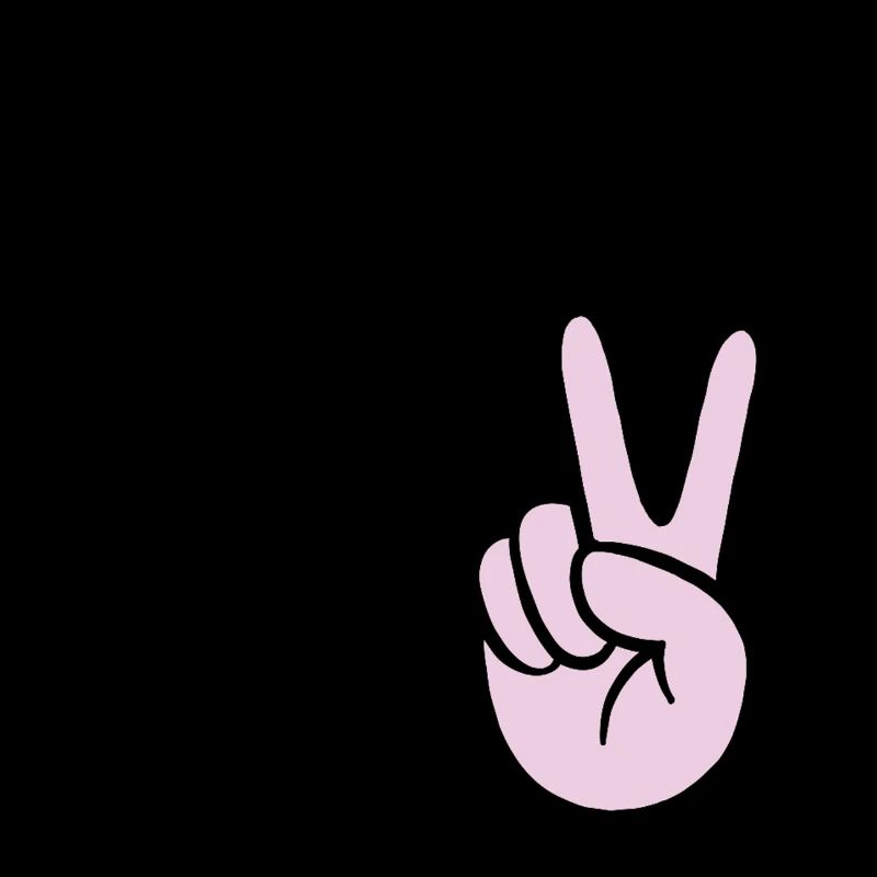 PEACE hand