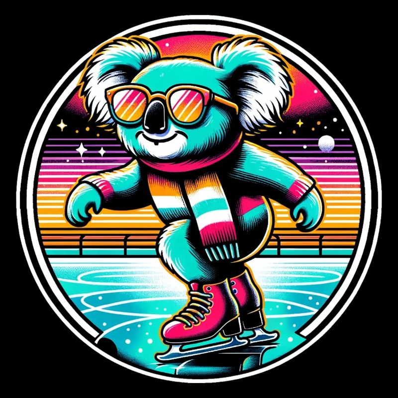 Koala Eislaufen
