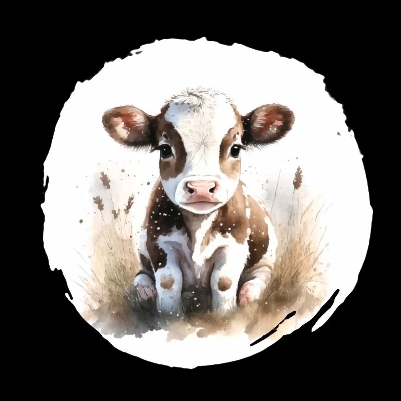 Aquarelle de veau