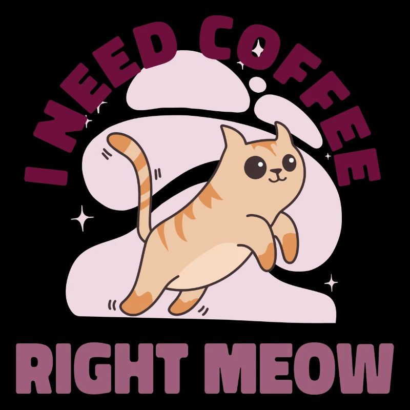 Katzen Kaffee Witzig Samtpfote Miau: Geschenke Cat