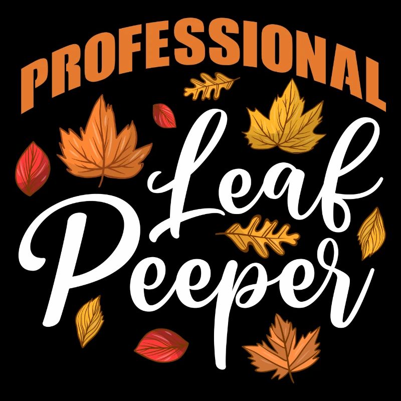 Professional Leaf Peeper Fall Leaves Collecting