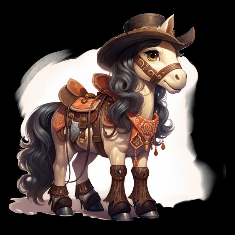 Poney occidental puissant