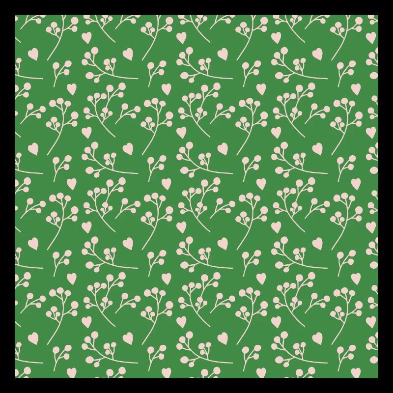 Blume-Blatt-Muster fleur feuille motif