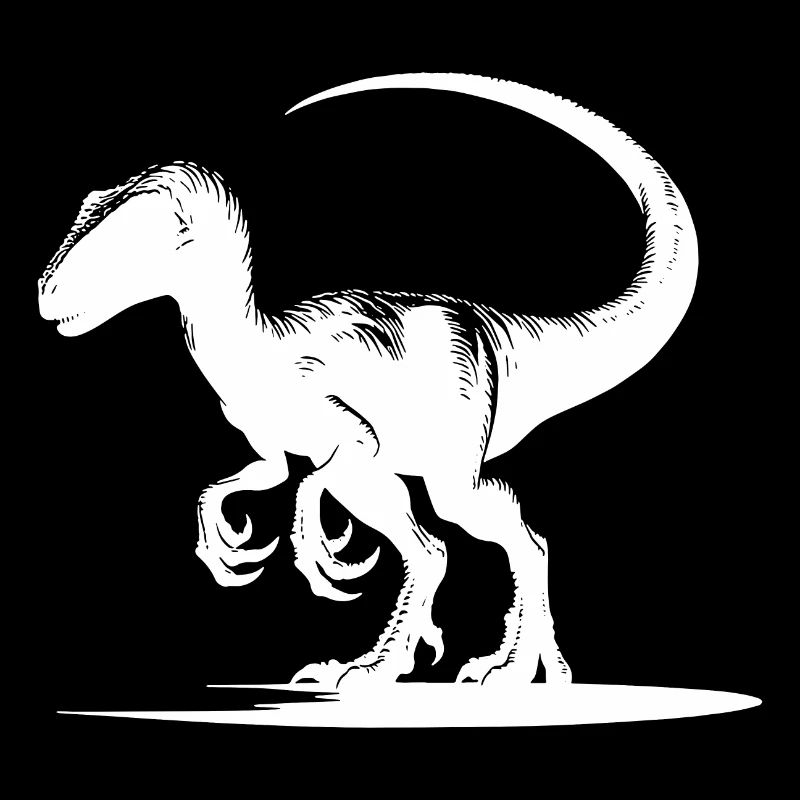 Gefährlicher Dino Velociraptor Dinosaurier