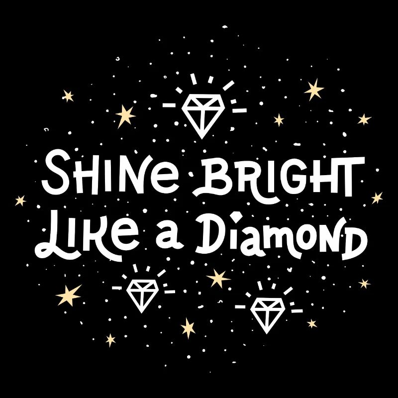 Kristalle „Bright like a diamond“