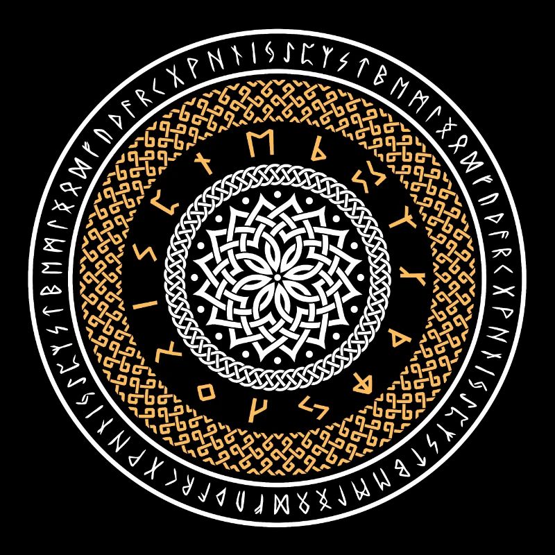 Cercle de runes vikings