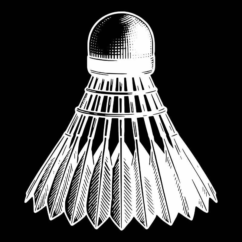 Style de tatouage de balle de badminton