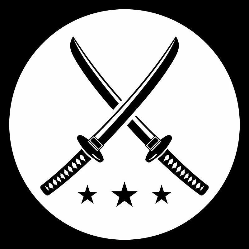 Samurai Schwert Symbol