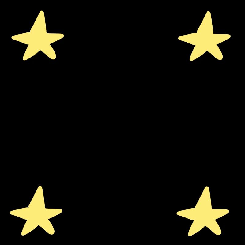 vier sterne stern symbol form gelb
