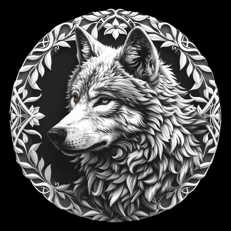 Wolf Wikinger Kelten Fenriswolf Fenris