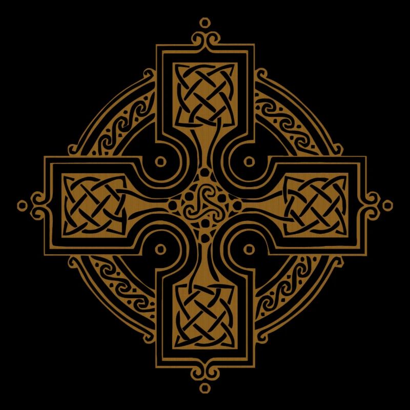Celtic circles corners swatches gothic symbols