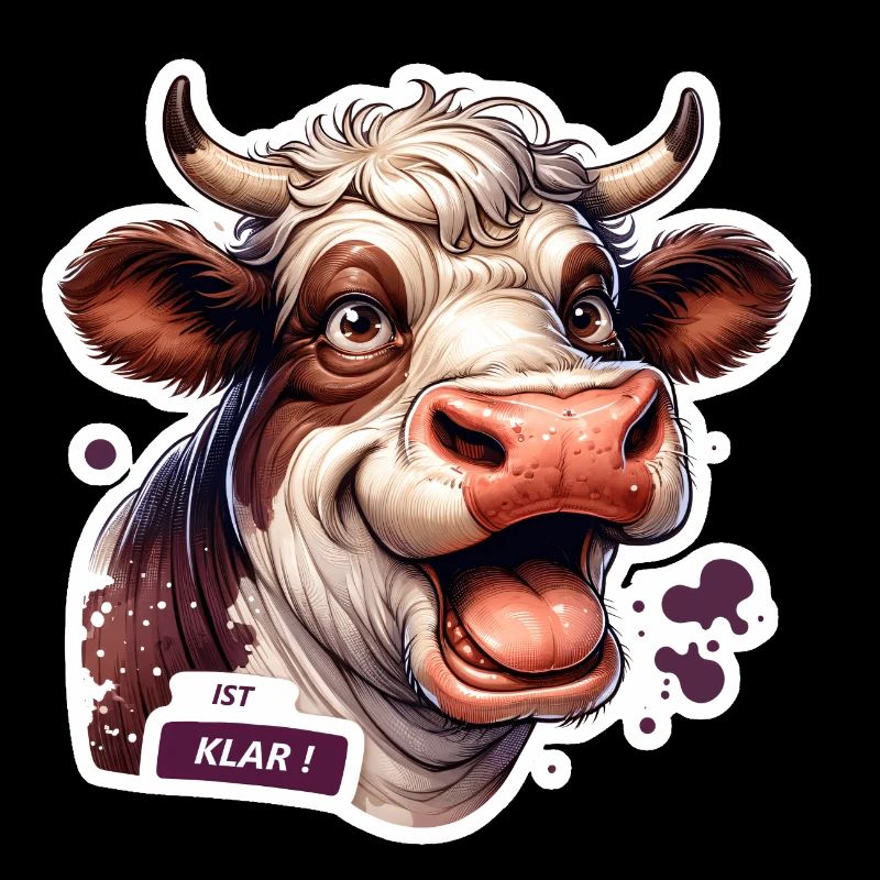 Vache drôle d’accord