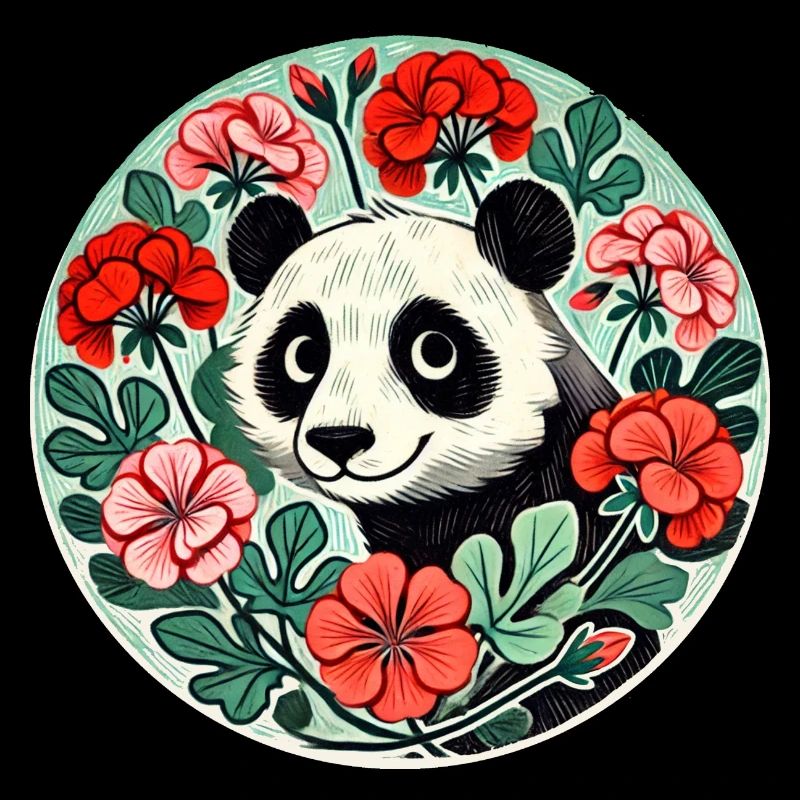 Géraniums pandas