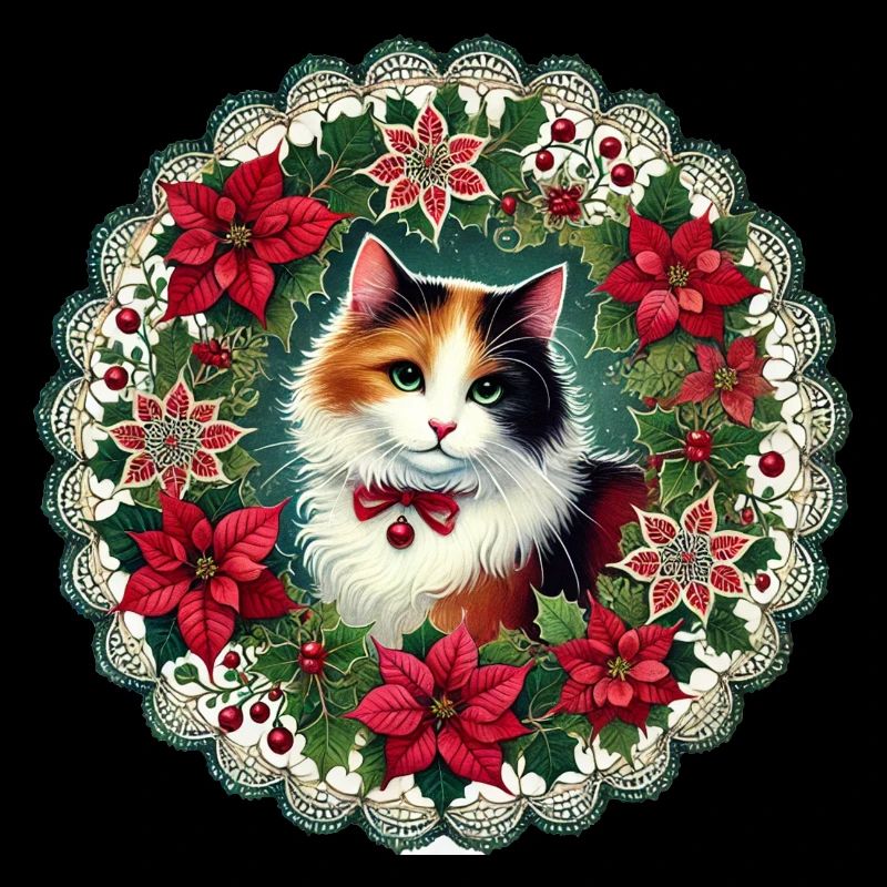 Viktorianische Kattun-Weihnachten