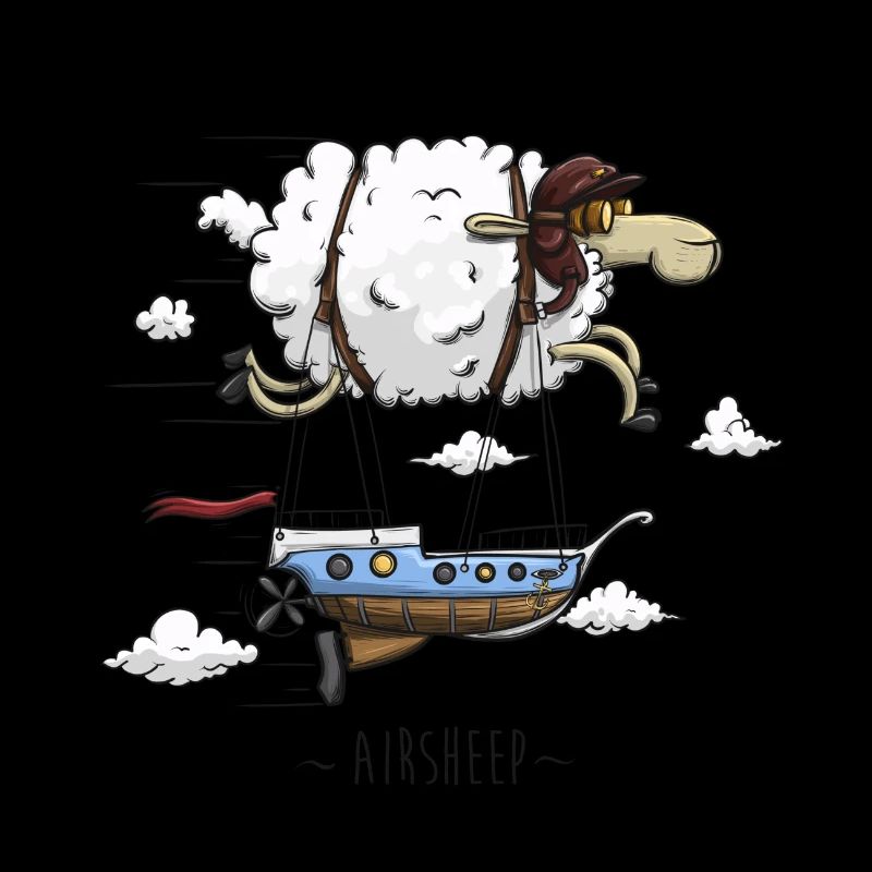 Luftschiff Fliegende Schafe