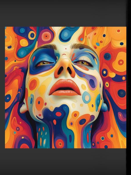 Visage Psychédélique