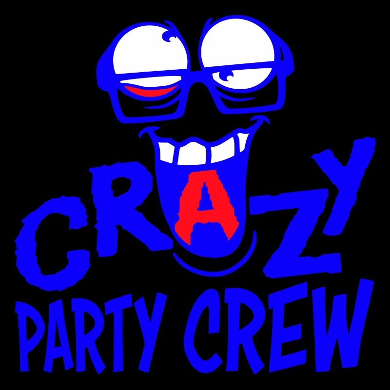Équipe Crazy Party Crew Crazy Face Friends