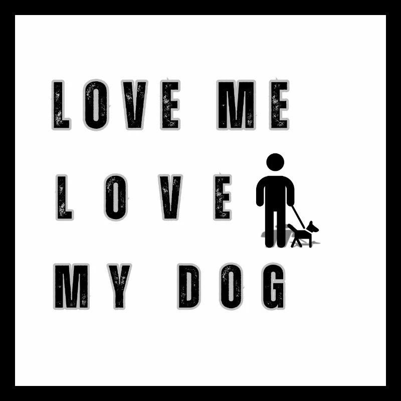 Ich liebe meinen Hund