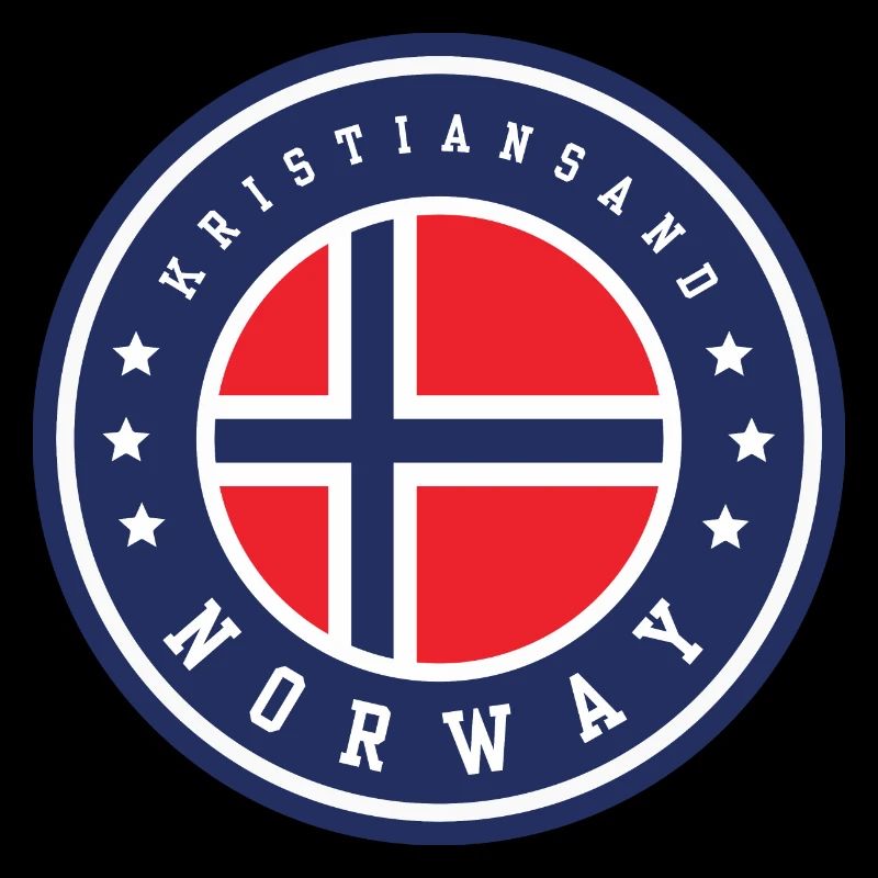 Kristiansand Norwegen Flagge