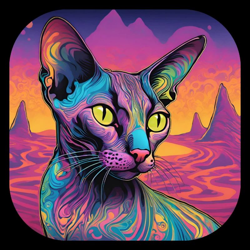 Psychedelic Cat