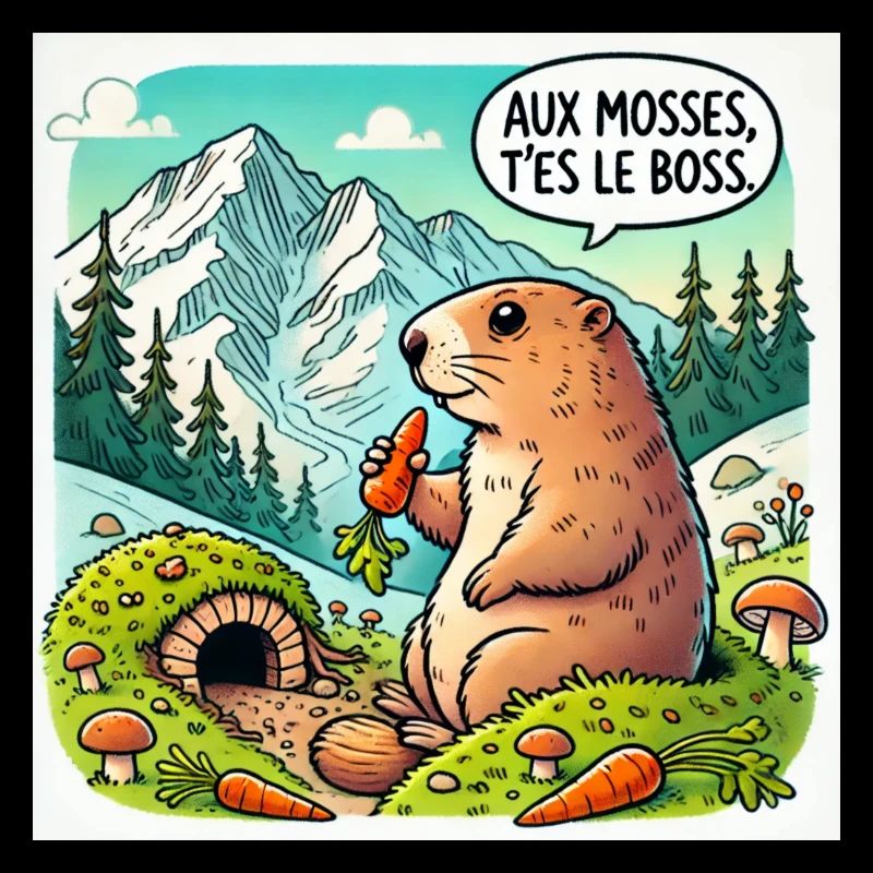 Marmotte des Mosses