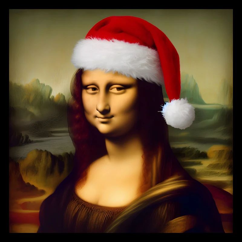 Noël Lisa Mona Art Idée de Noël