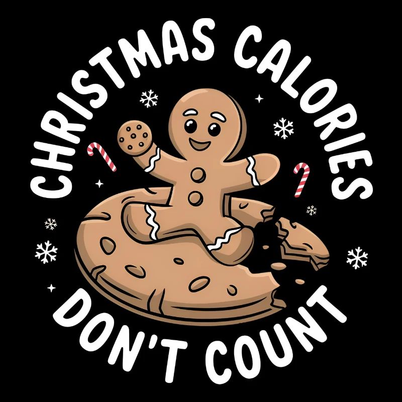 Gingerbread's Sweet Excuse Tee - Weihnachtsplätzchen