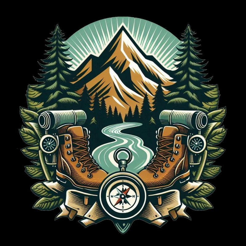 Hiking Logo