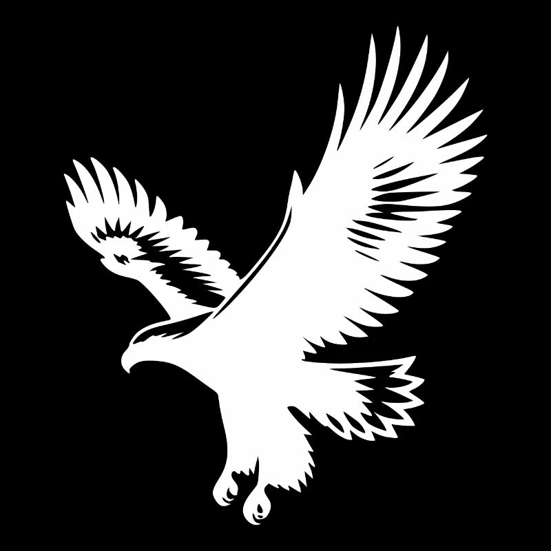 Wunderschöner fliegende Adler Tattoo Style
