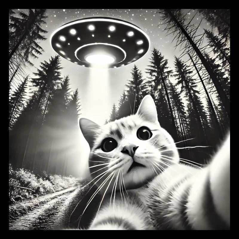 Funny Cat UFOs Alien