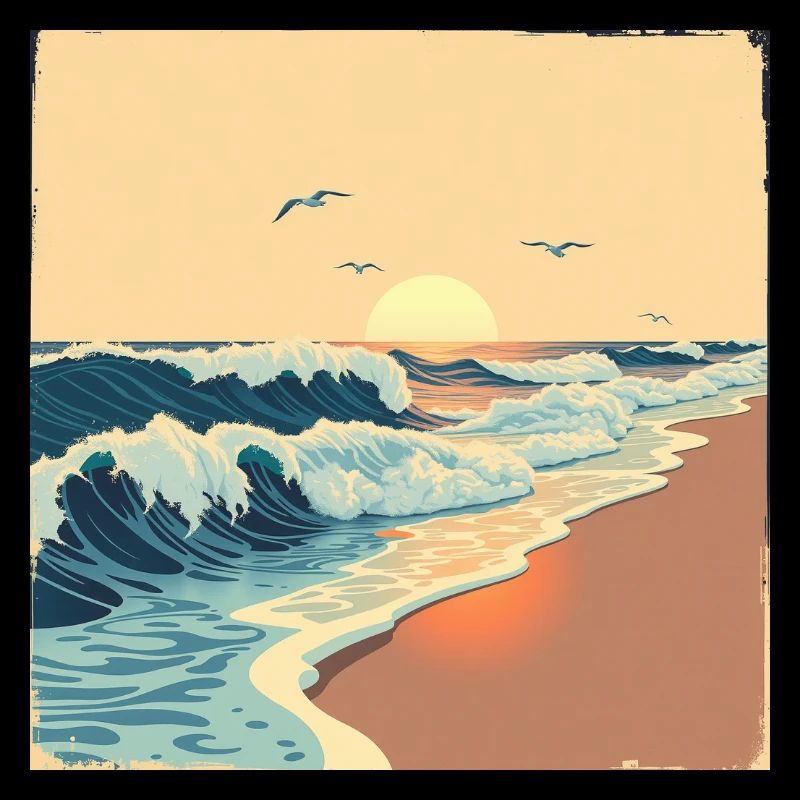 Endless Waves – Retro Beach Vibes
