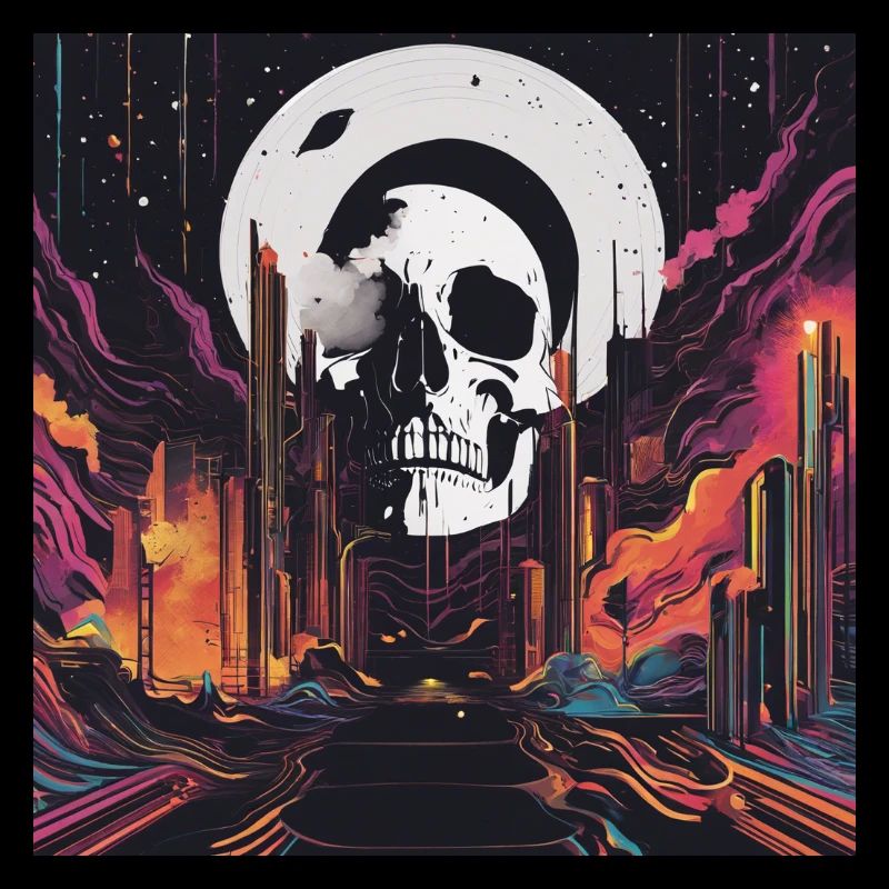Totenkopf bunt